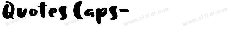 Quotes Caps字体转换